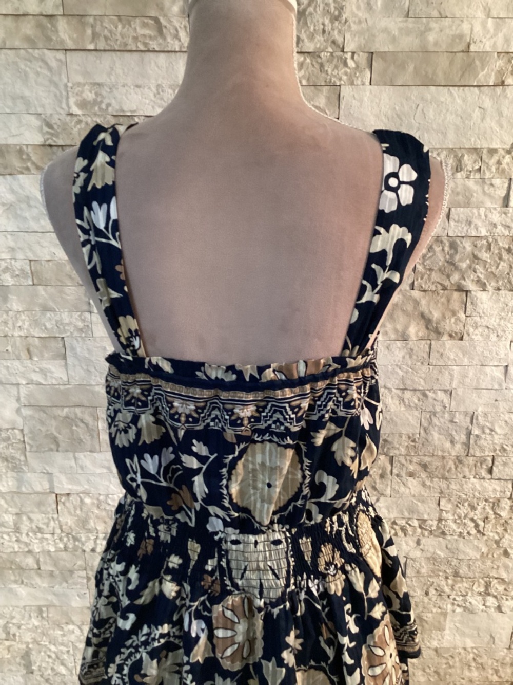 Ramy Brook Alicia Cotton Sleeveless Smocked Mini Dress - Picture 8 of 12
